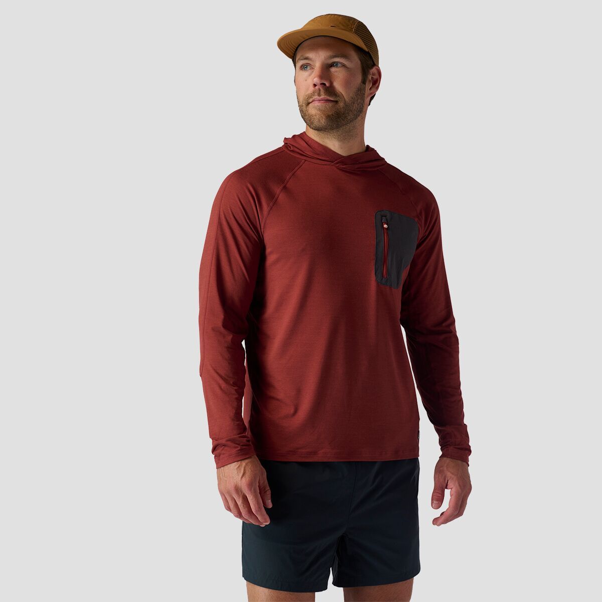 Backcountry Destination Pullover Hoodie - Men's Fired Brick, S