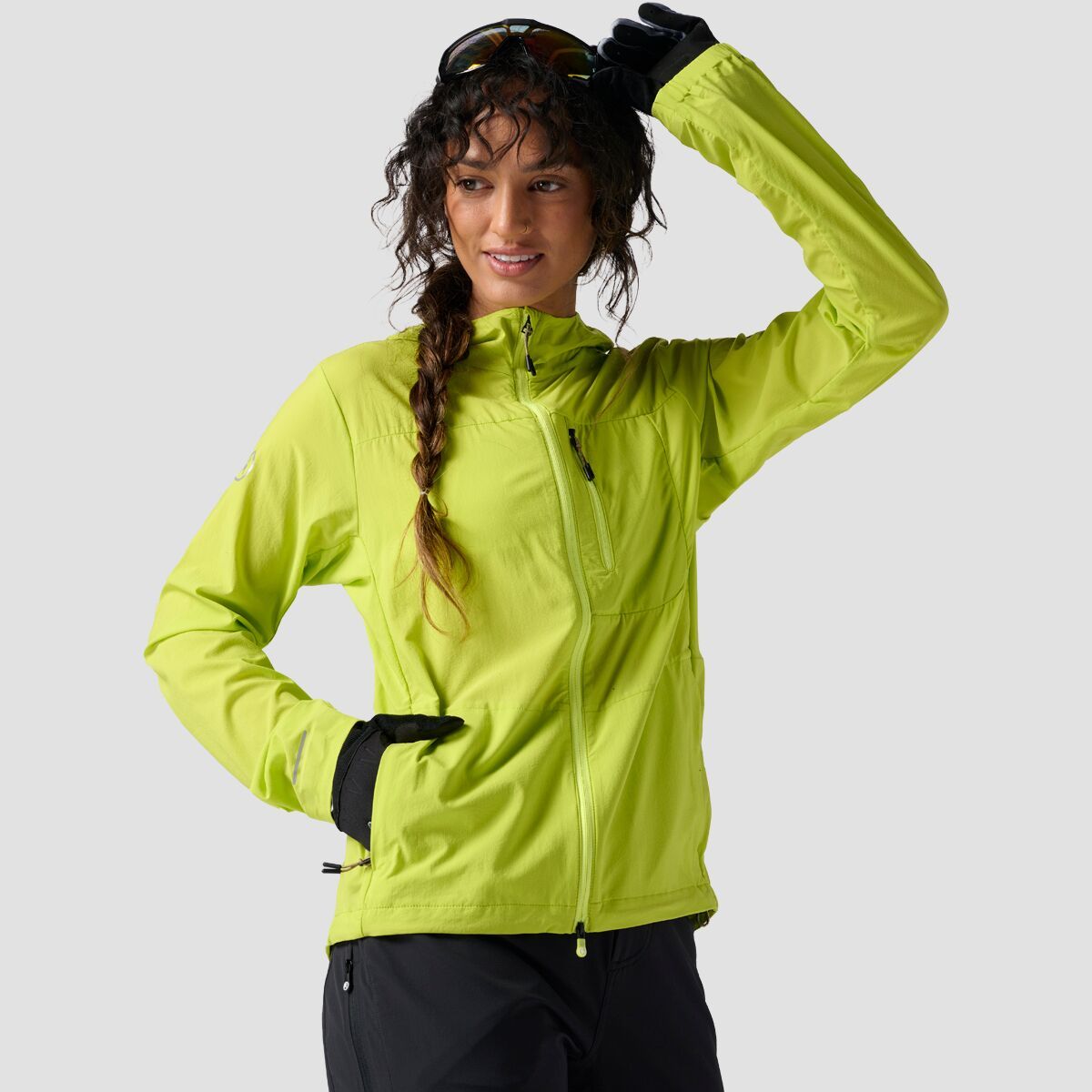 Backcountry MTN Air Hooded Jacket - Women's Lime Punch, XL