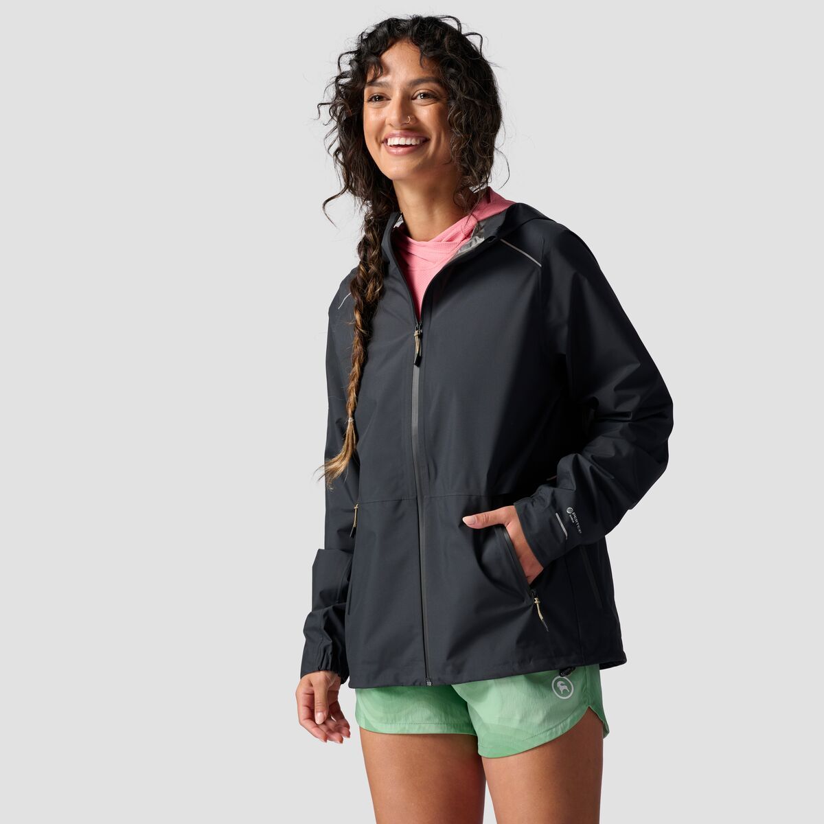 Backcountry Runoff 2.5L Rain Jacket - Women's Black, L