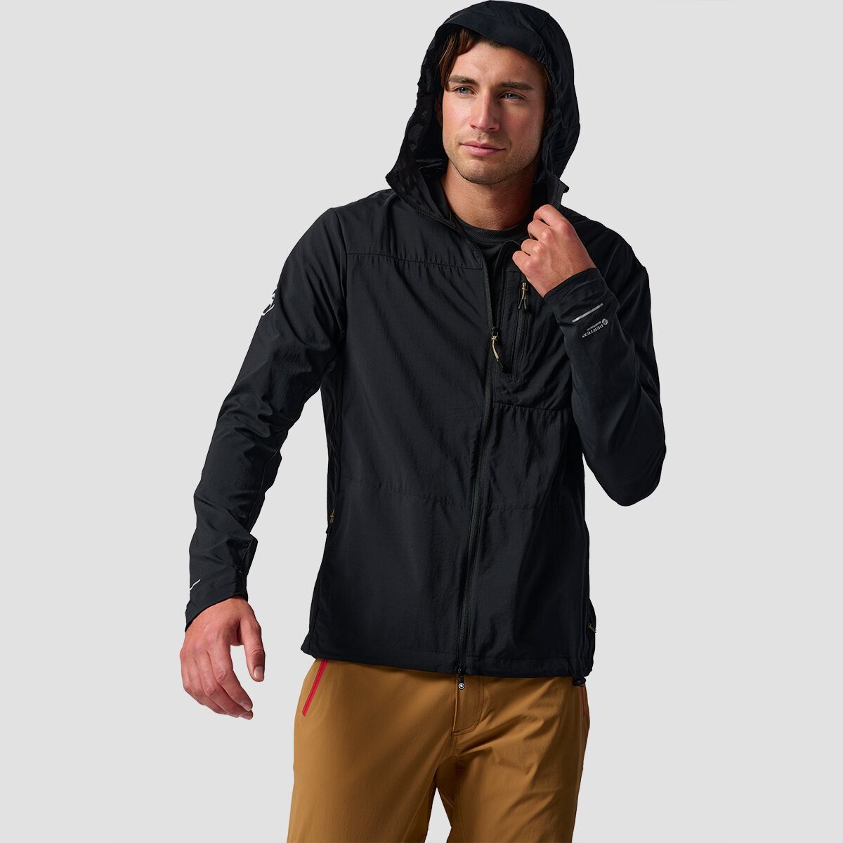 Backcountry MTN Air Hooded Jacket - Men's Black, S