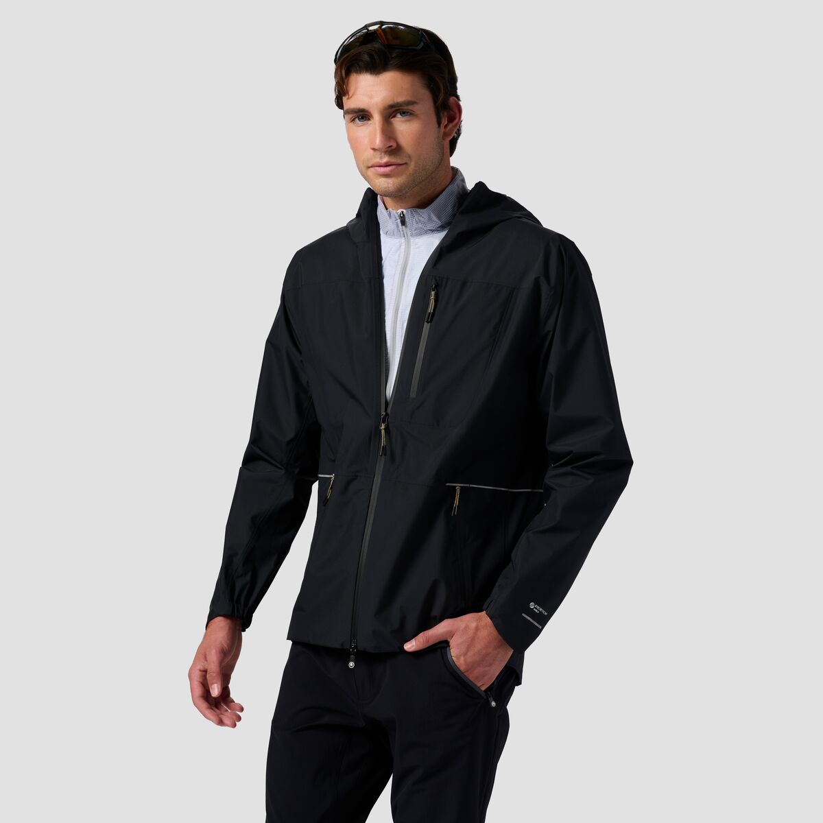 Backcountry Runoff 2.5L Rain Jacket - Men's Black, XXL