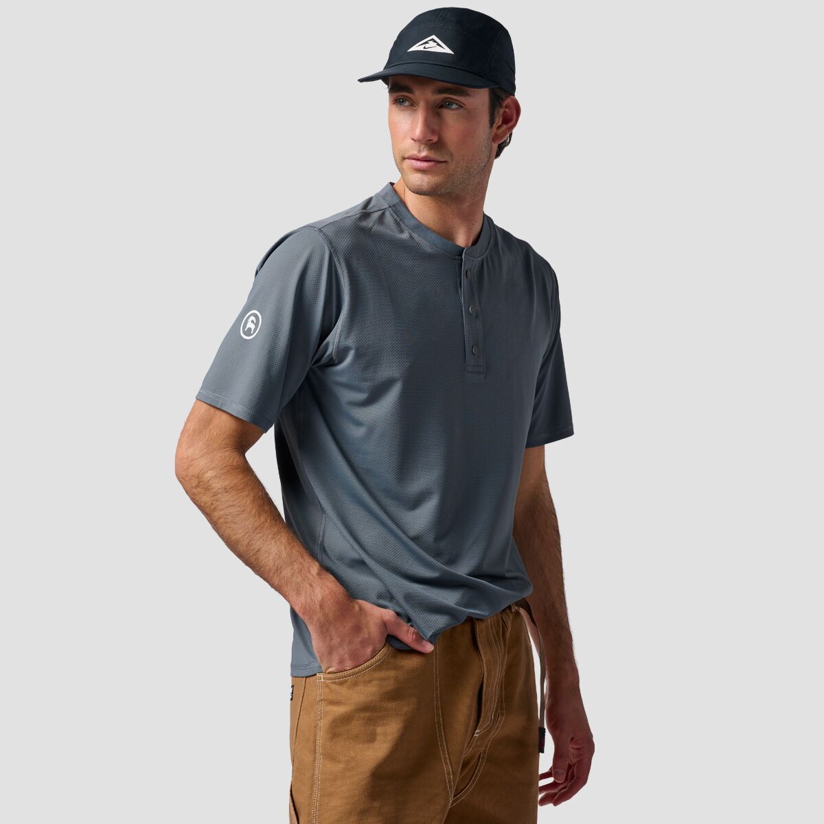 Backcountry Tahoe Sun Henley Shirt - Men's Turbulence, XXL