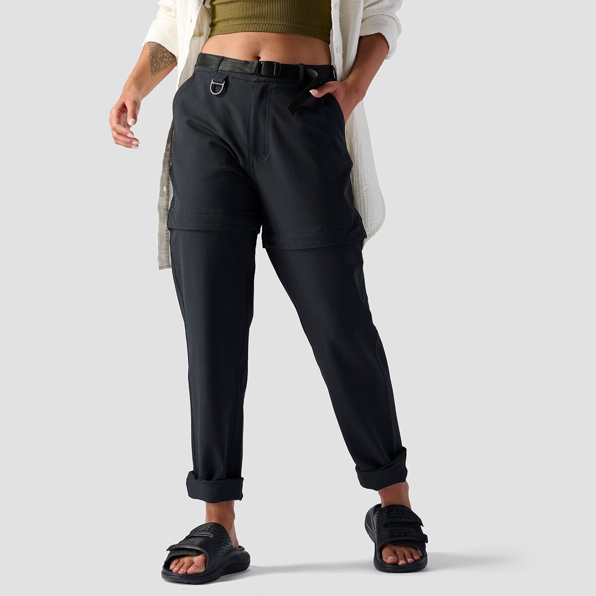 Backcountry Wander Zip Off Pant - Women's Black, M