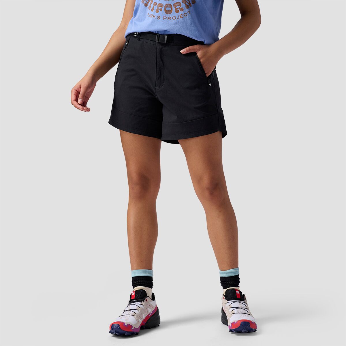 Backcountry Backcountry Wasatch Ripstop 5in Short - Women's Black, S
