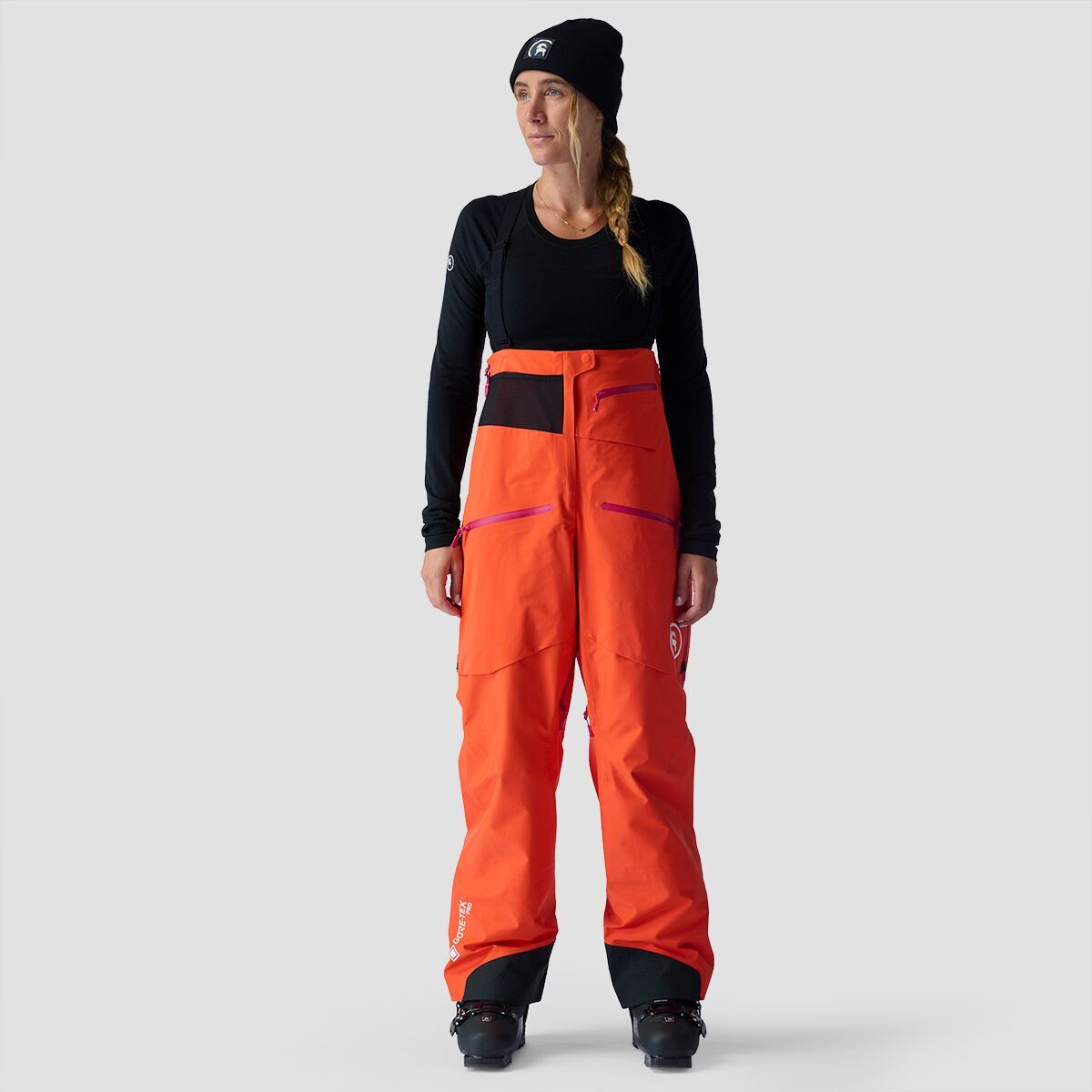 Backcountry Cardiac GORE-TEX PRO Bib Pant - Women's Mandarin Red, XL