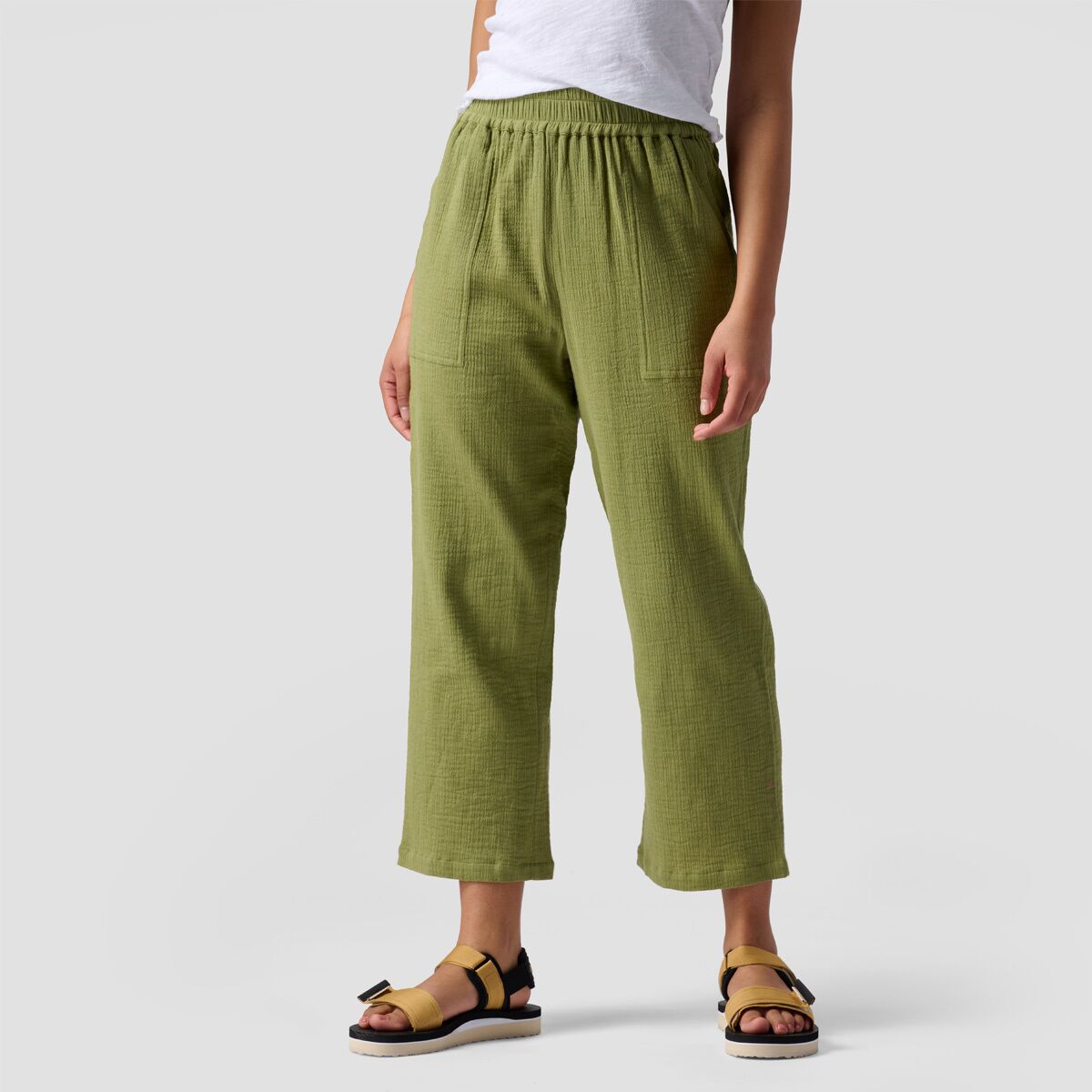 Gauze sales capri pants