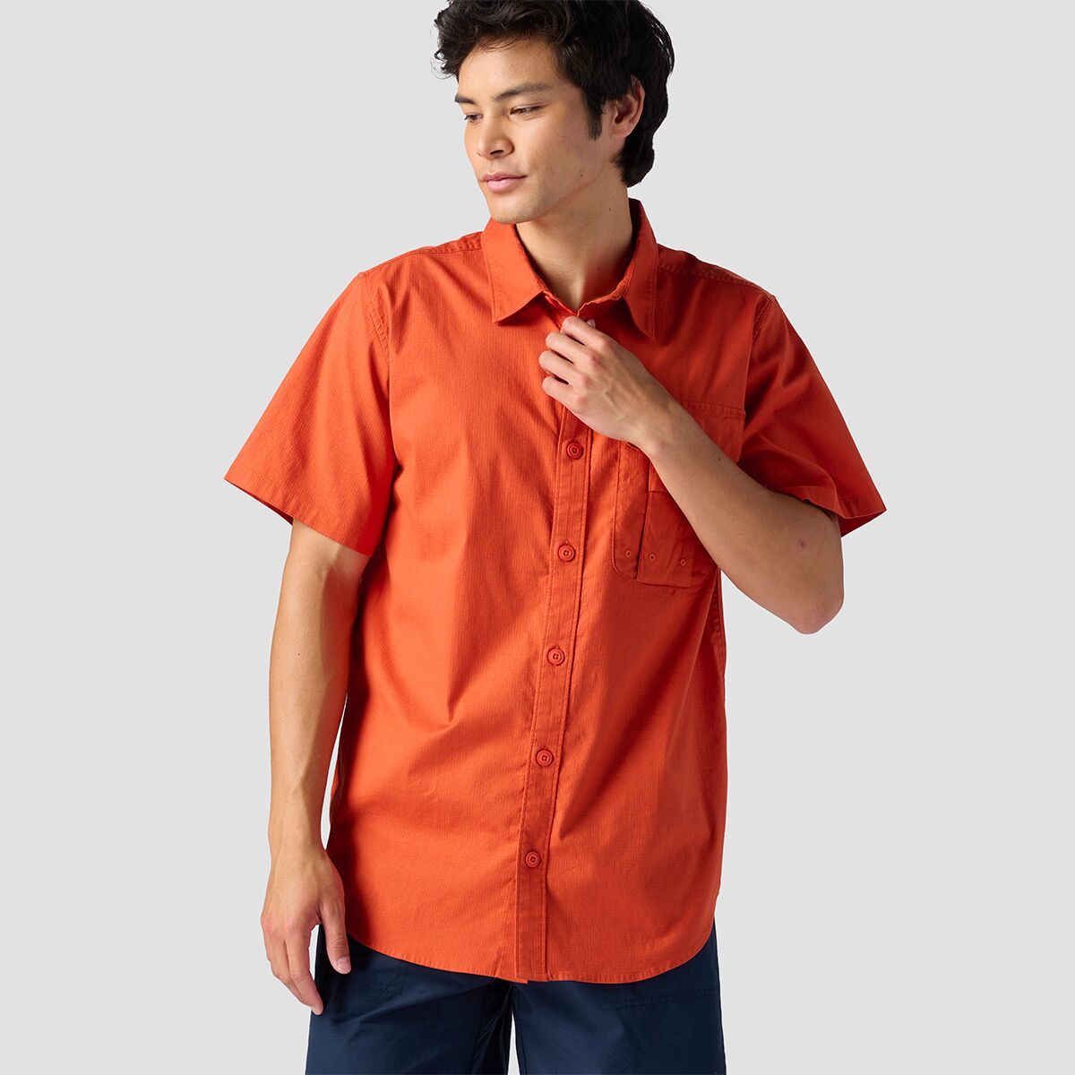 Backcountry Ripstop Button-Up Shirt - Men's Burnt Ochre, S
