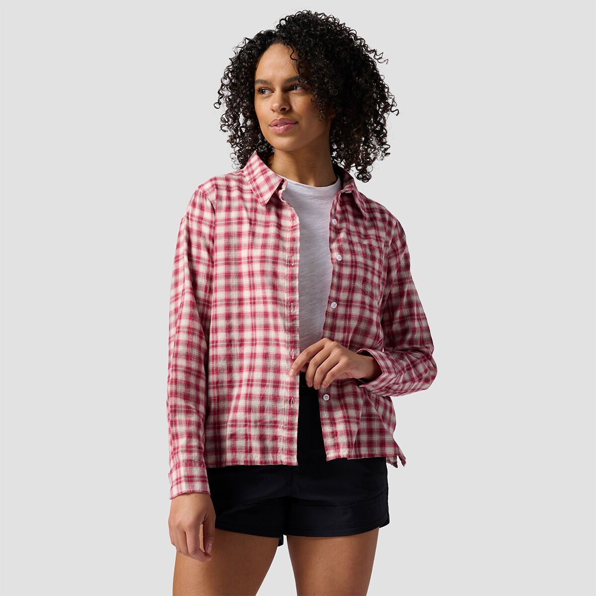 Backcountry Range Long-Sleeve Plaid Shirt - Women's Red Plaid, S