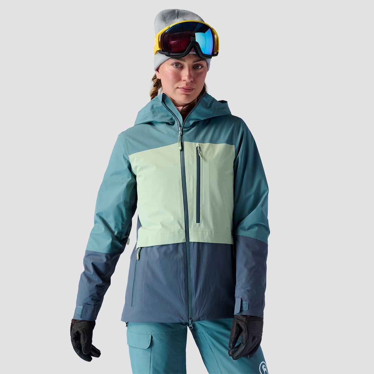 Backcountry Last Chair Stretch Insulated Jacket - Women's Goblin Blue/Reseda/Turbulence