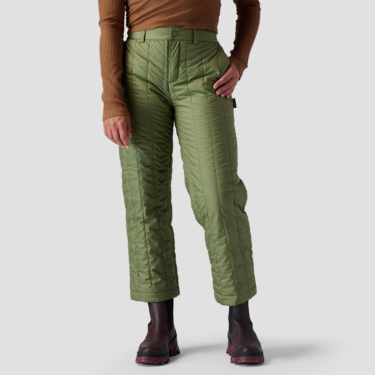 Backcountry Backcountry Oakbury Synthetic Quilted Pant - Women's Olivine, 8