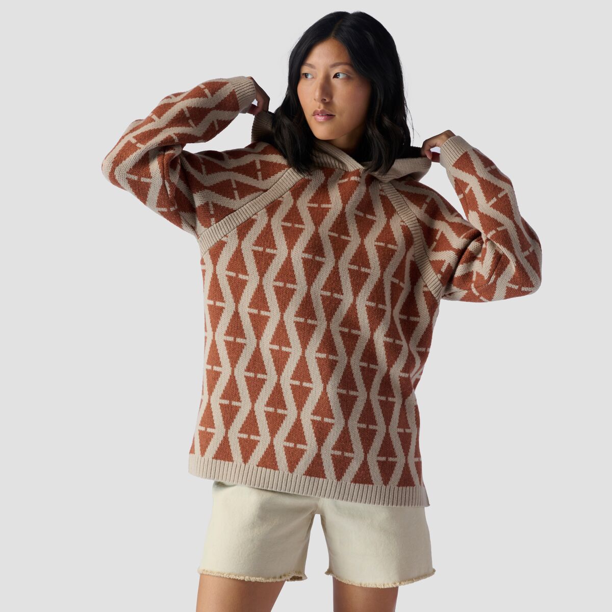 Backcountry Hooded Geo Sweater - Women's