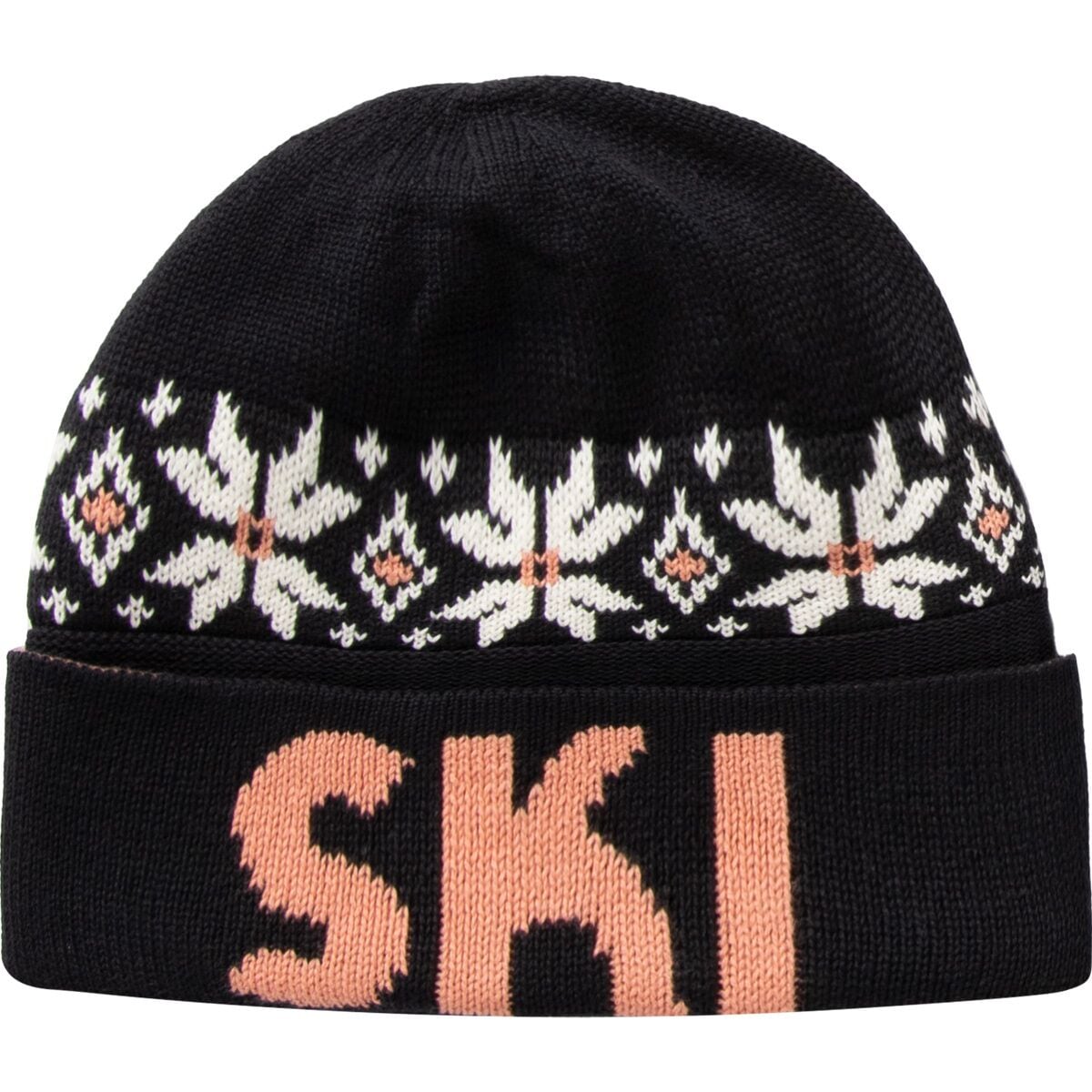 Intarsia Ski Hat - Women