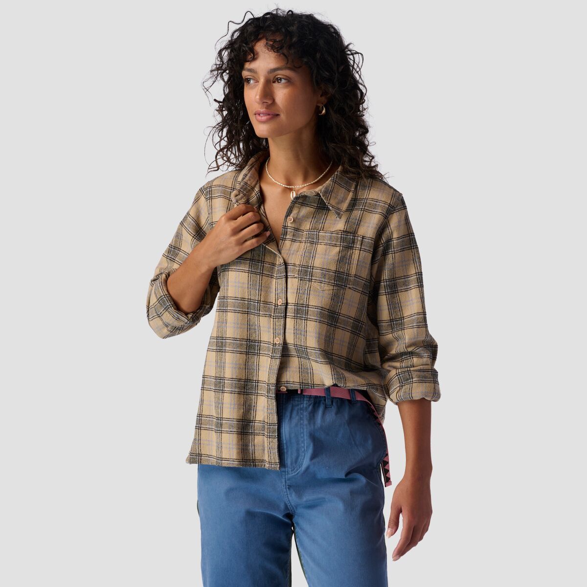 Backcountry Range Long-Sleeve Plaid Shirt - Women's Starfish Plaid, S