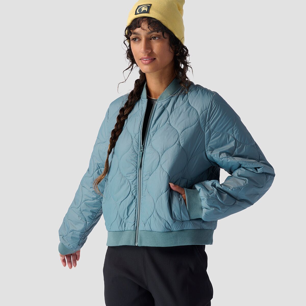 Backcountry Insulated Quilted Bomber - Women's Goblin Blue, XL