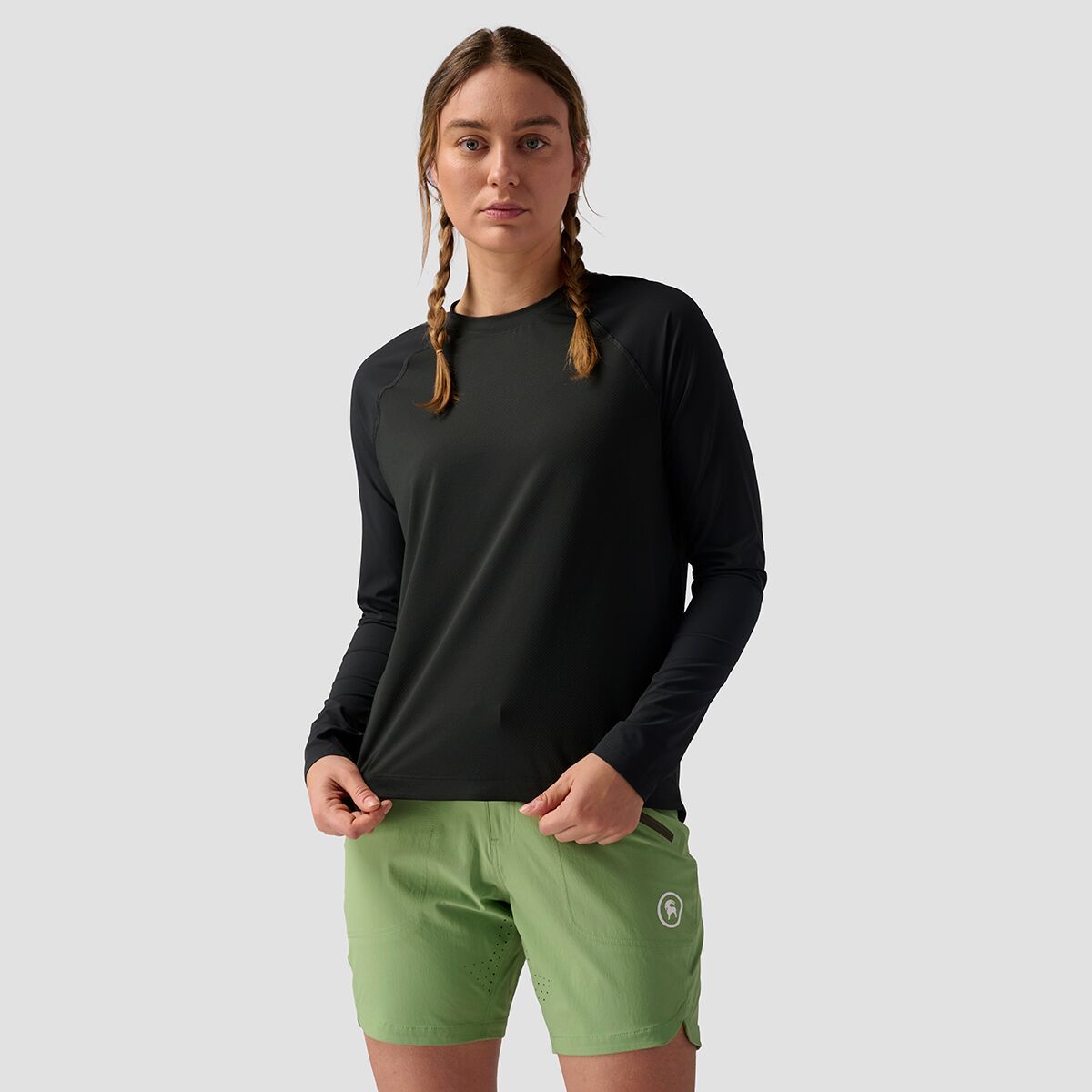 Backcountry Long-Sleeve MTB Jersey - Women's Black, XXL