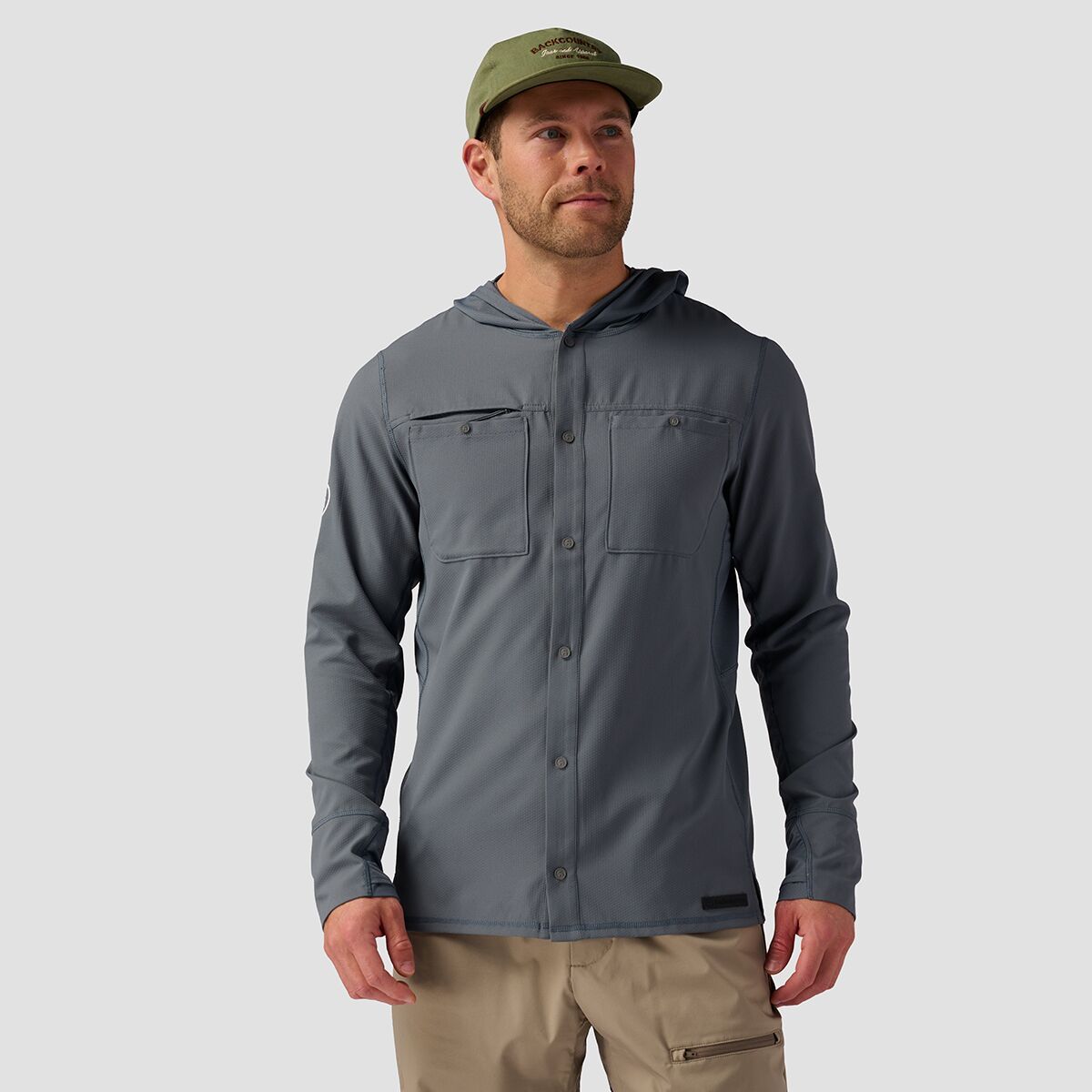 Backcountry Hybrid Tahoe Sun Hoodie - Men's Turbulence, S