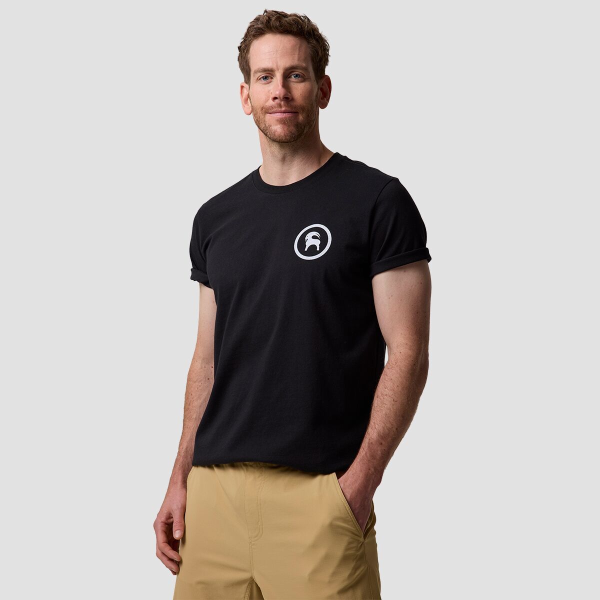 Backcountry Surfing Goat T-Shirt Black, L