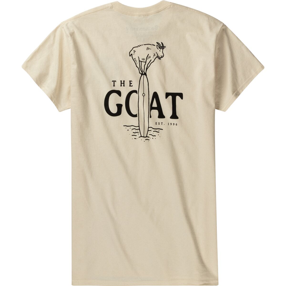 Backcountry Surfing Goat T-Shirt Natural, XXL