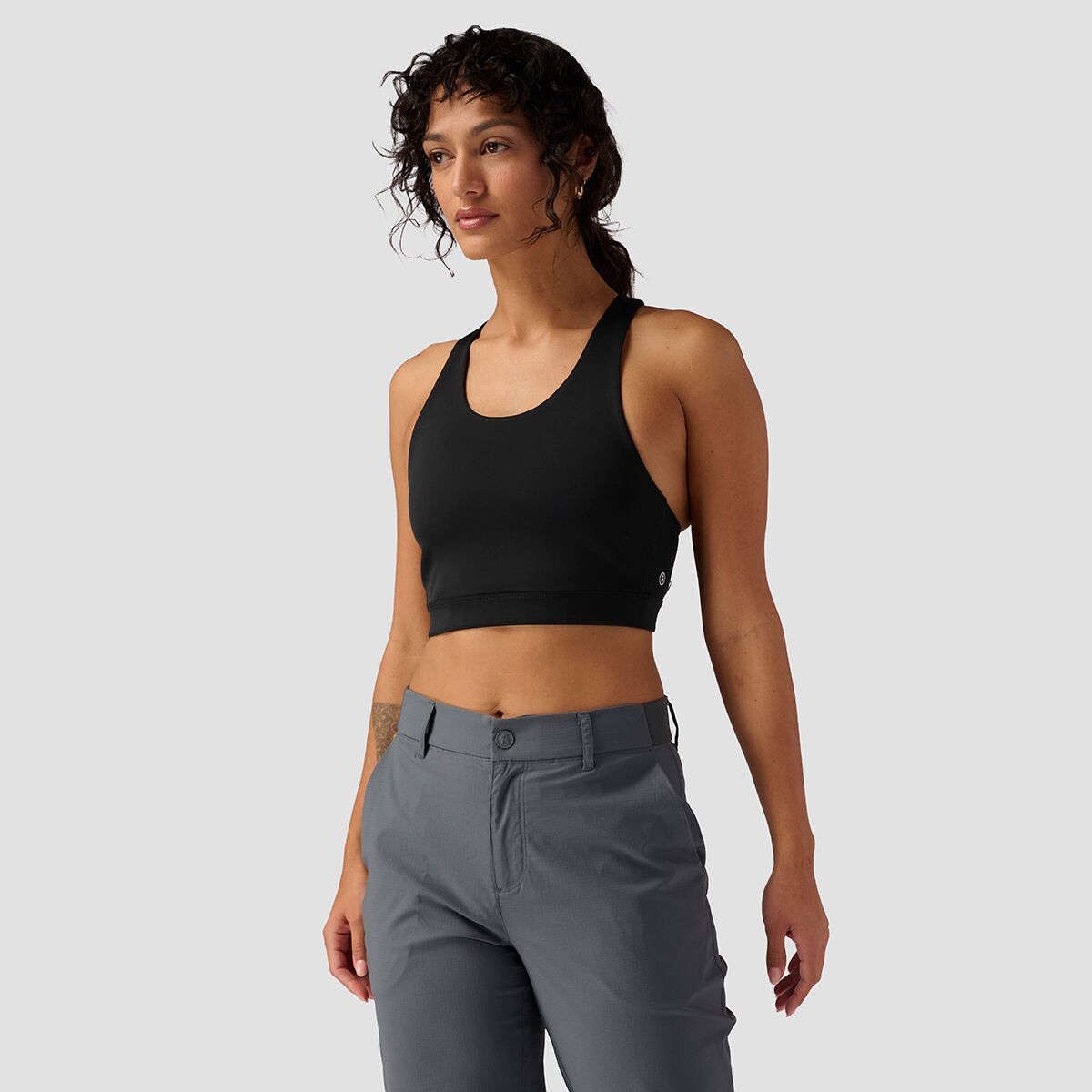 Backcountry Destination Racerback Bra - Women's Black, S