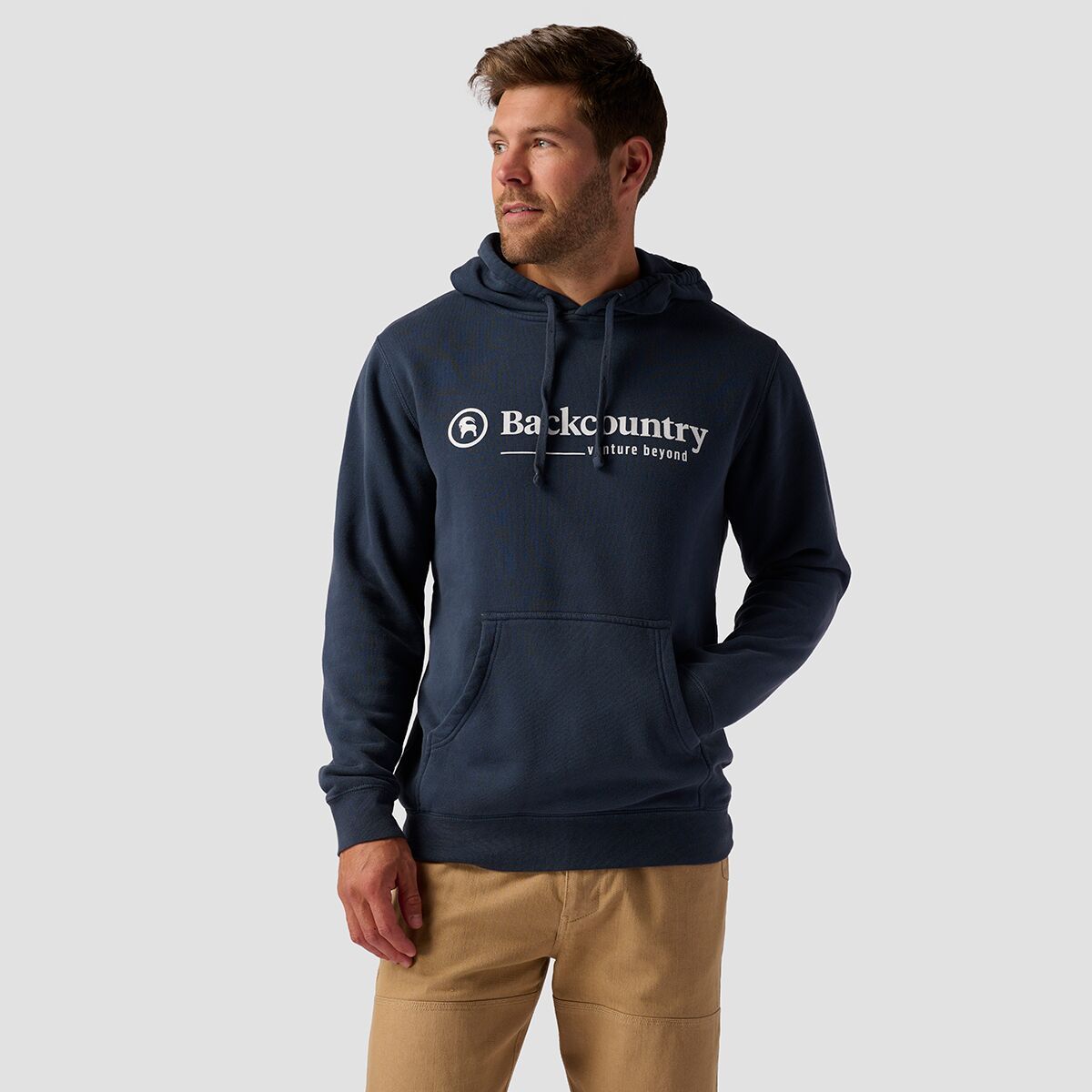 Backcountry Logo Venture Beyond Hoodie Baltic Blue, S