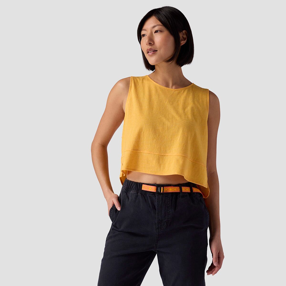 Backcountry Loose Cropped Tank - Women's Artisan's Gold, XXL