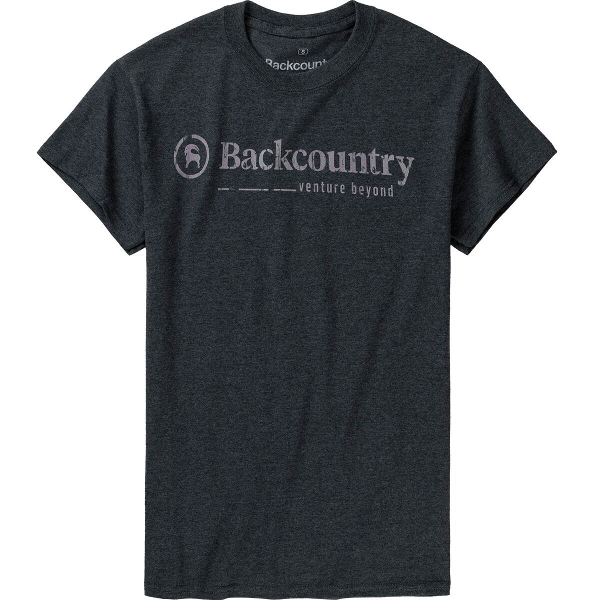 Backcountry Venture Beyond Lockup T-Shirt Dark Heather, L