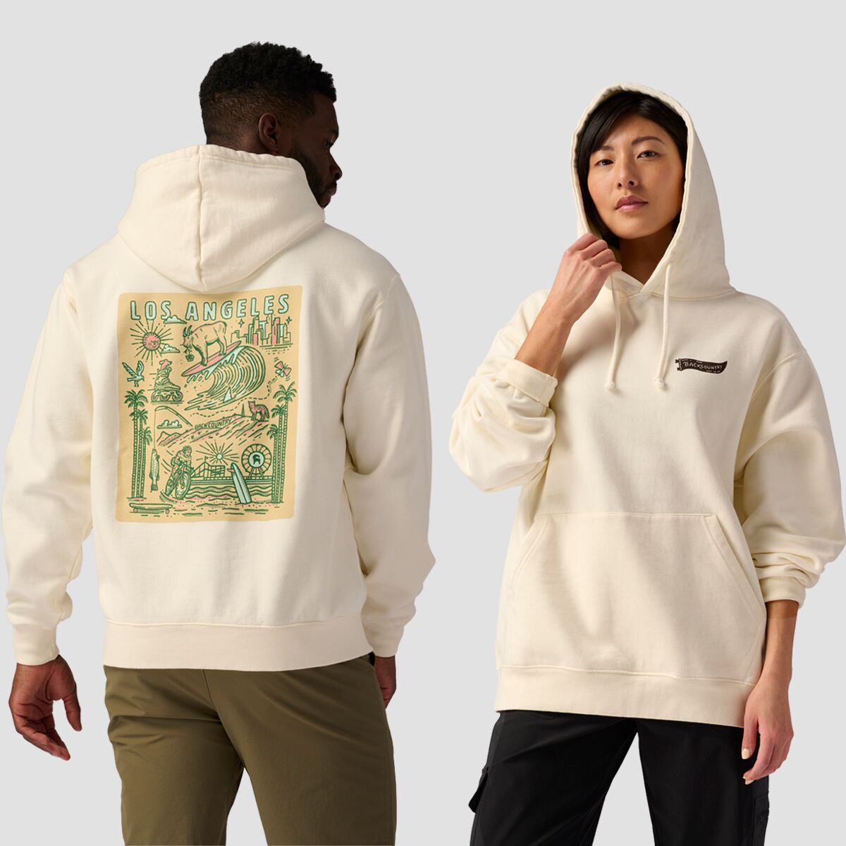 Backcountry Los Angeles Poster Hoodie