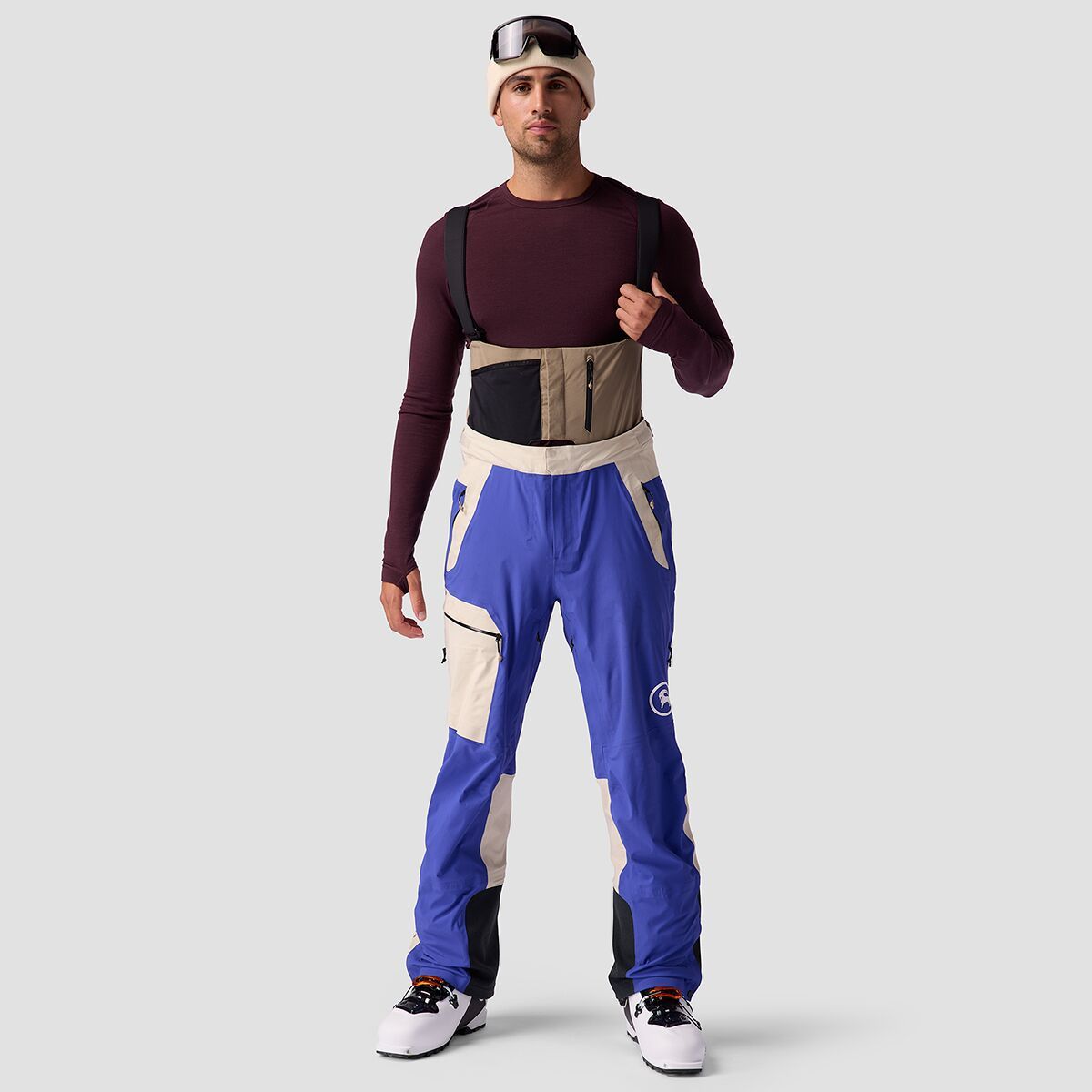 Backcountry Cardiac Xpore 3L Touring Convertible Bib - Men's Royal Blue, L