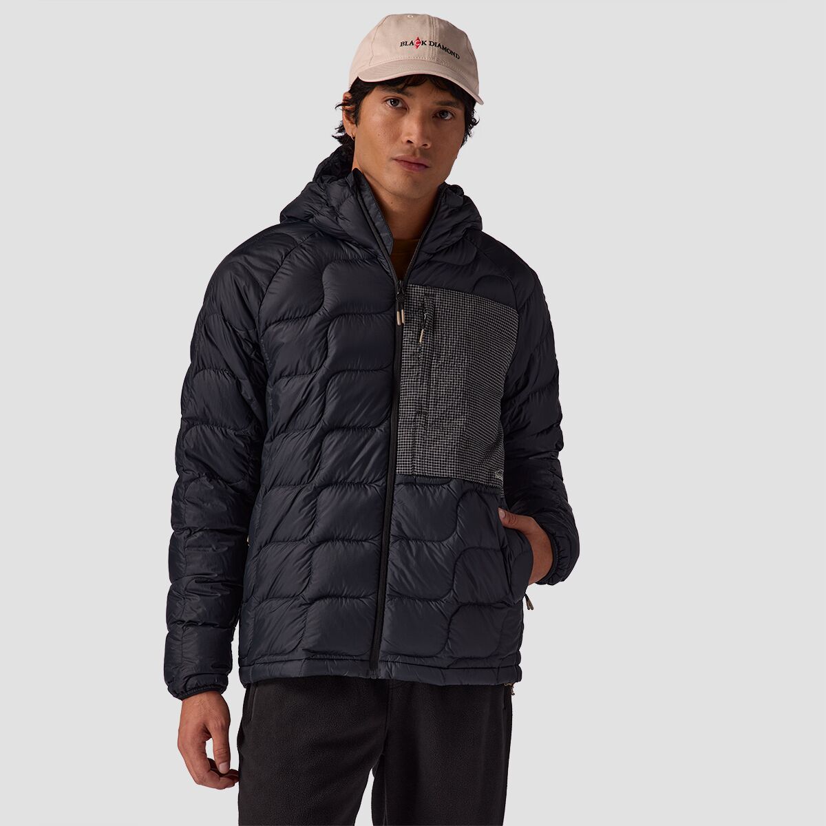 Backcountry Backcountry Waas ALLIED Down Hooded Jacket - Men's Black, M