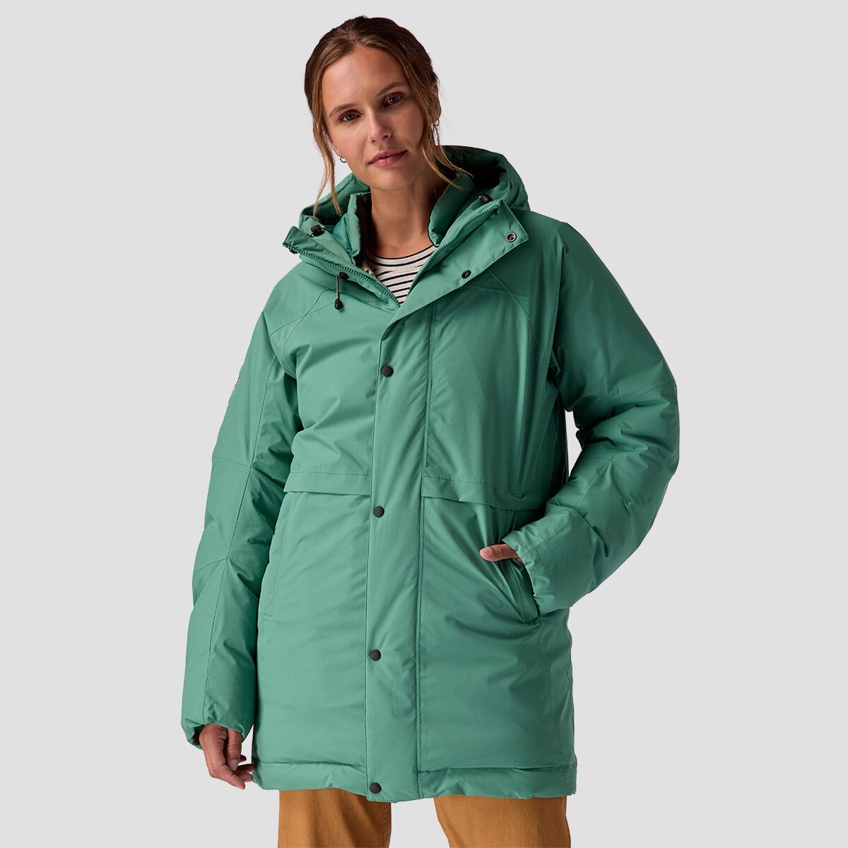 Backcountry Backcountry ALLIED Down Apres Parka - Women's Gearhead Green, XL