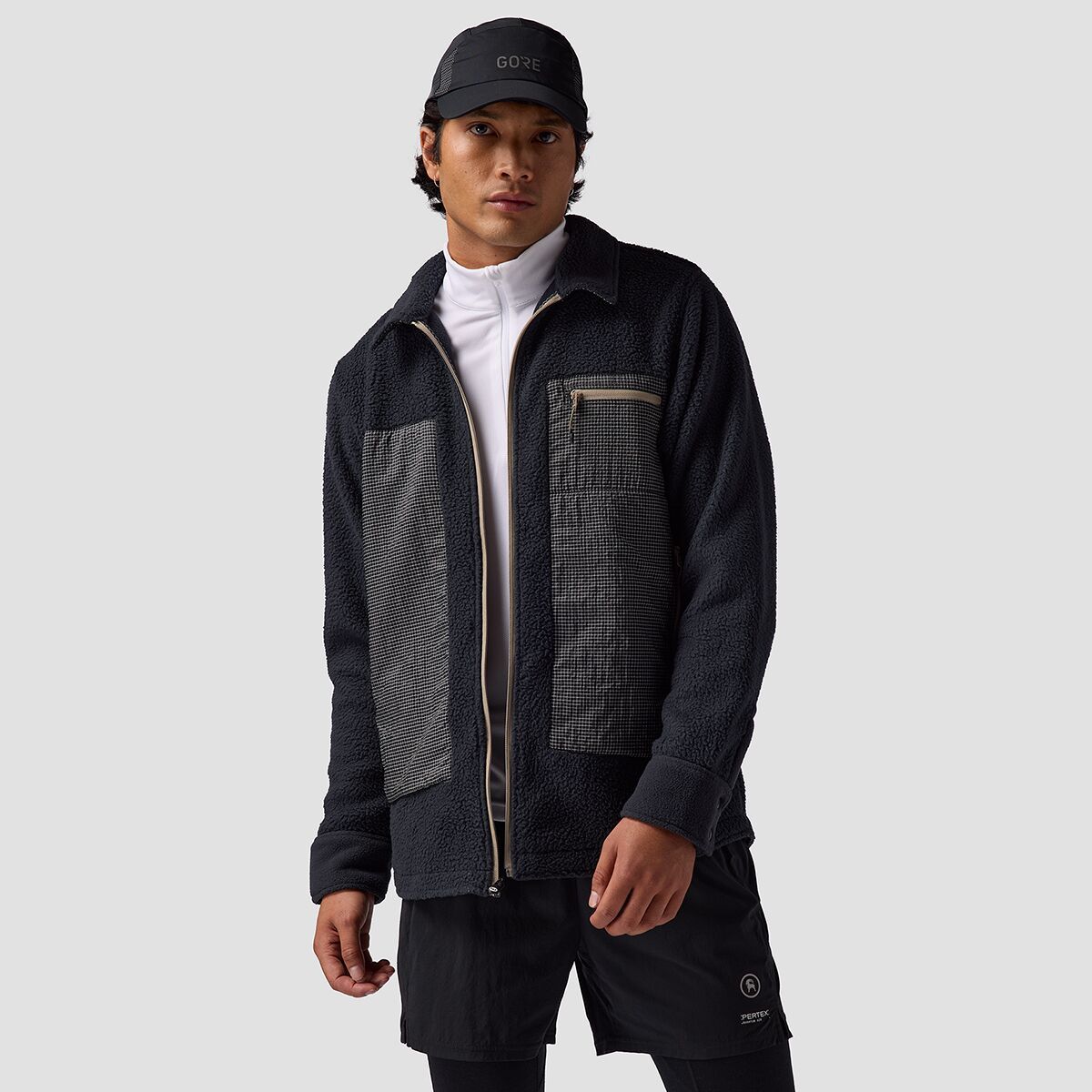 Backcountry Wander Pile-Fleece Shirt Jacket- Men's Fog, XXL