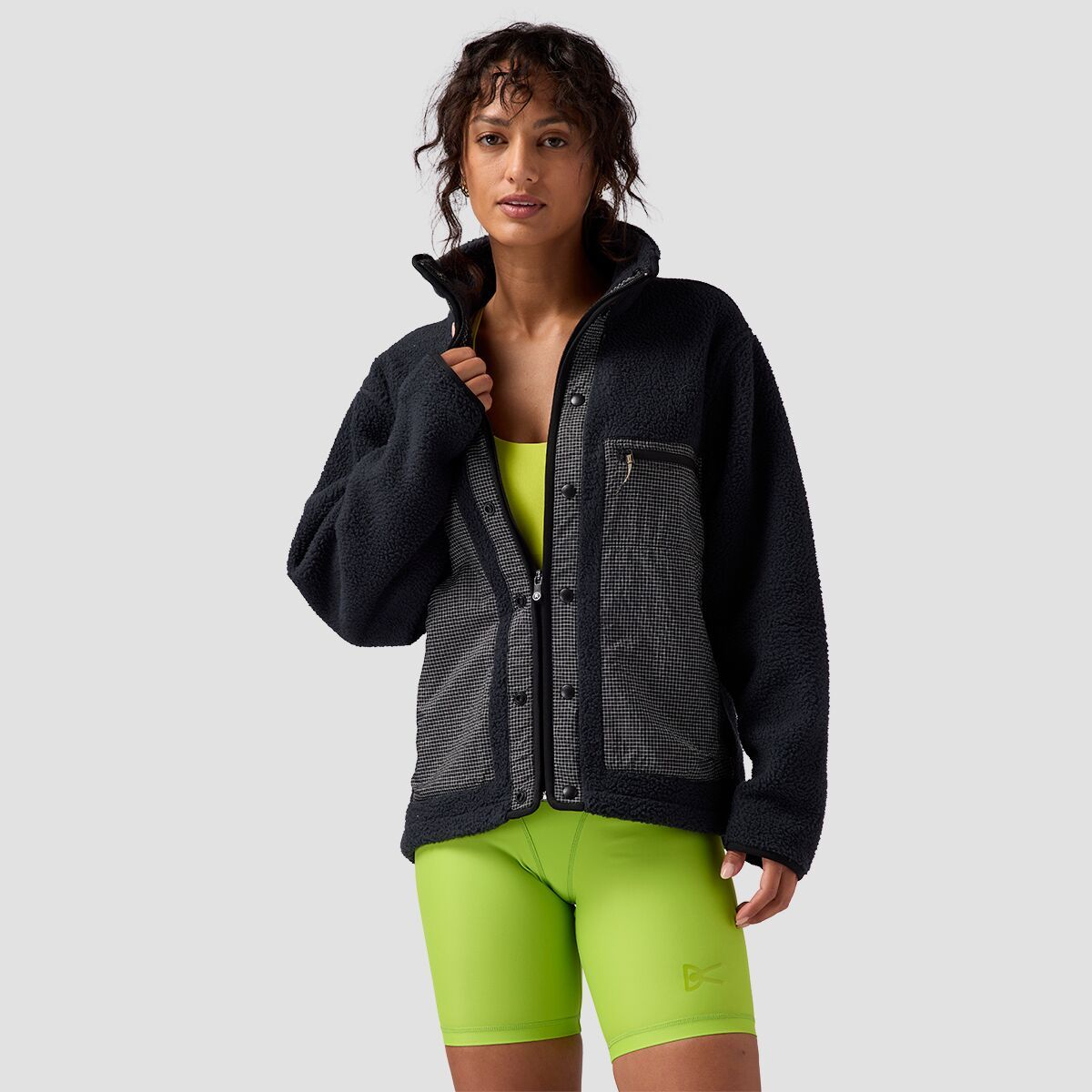 Backcountry Wander Pile-Fleece Jacket - Women's Black, XL