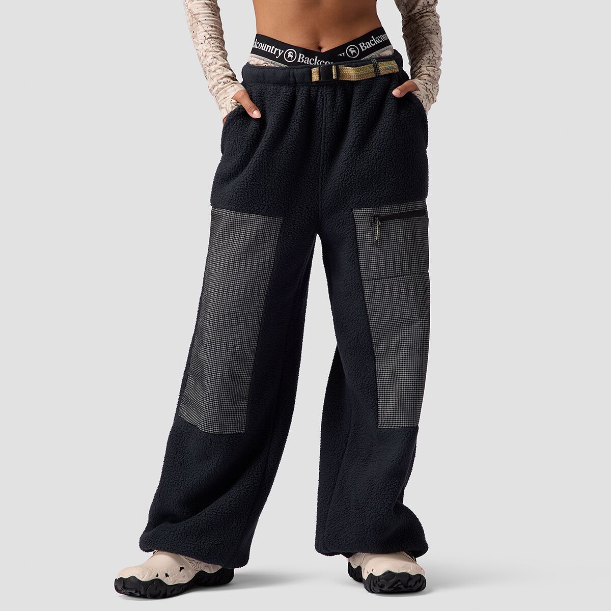 Backcountry Backcountry Wander Pile-Fleece Pant - Women's Black, L