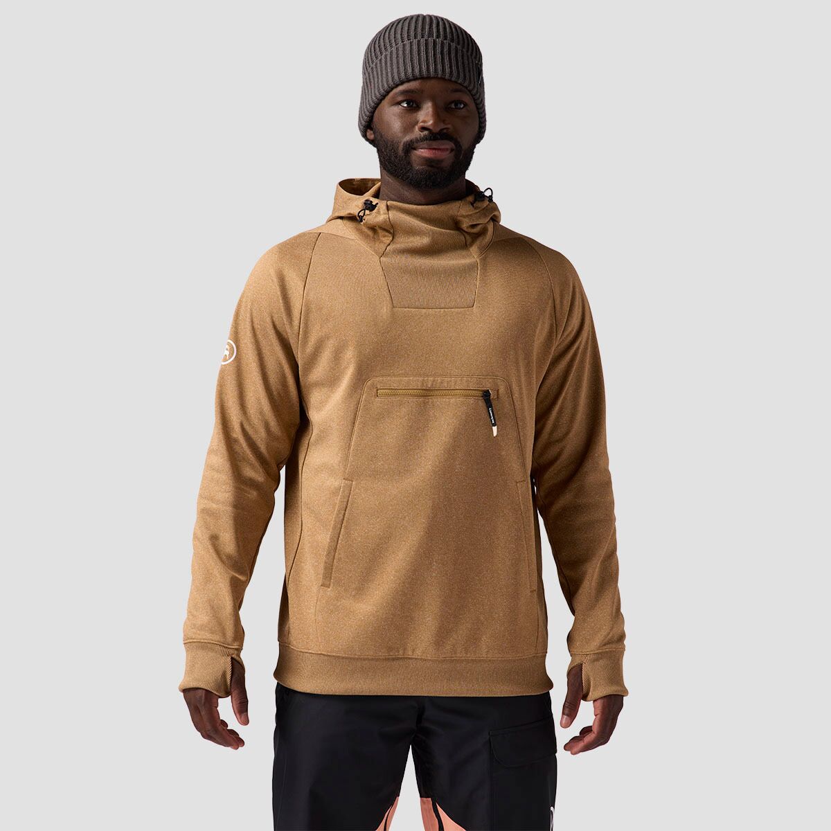 Backcountry Backcountry Meltdown Water-Resistant Hoodie - Men's Bistre Heather, M