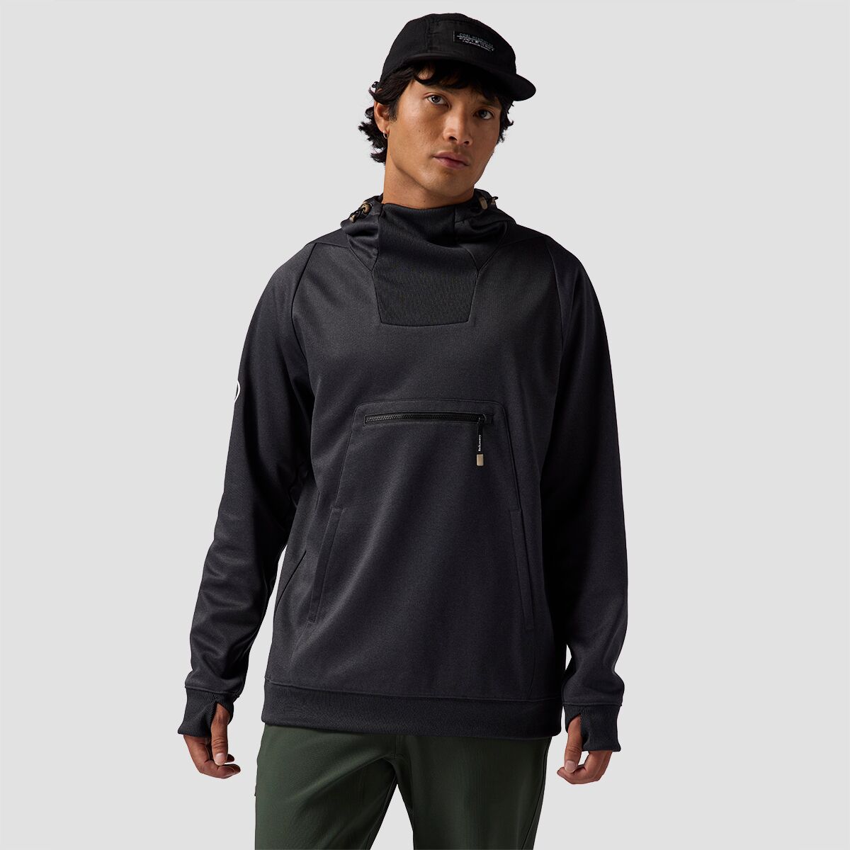 Backcountry Backcountry Meltdown Water-Resistant Hoodie - Men's Black Heather, M