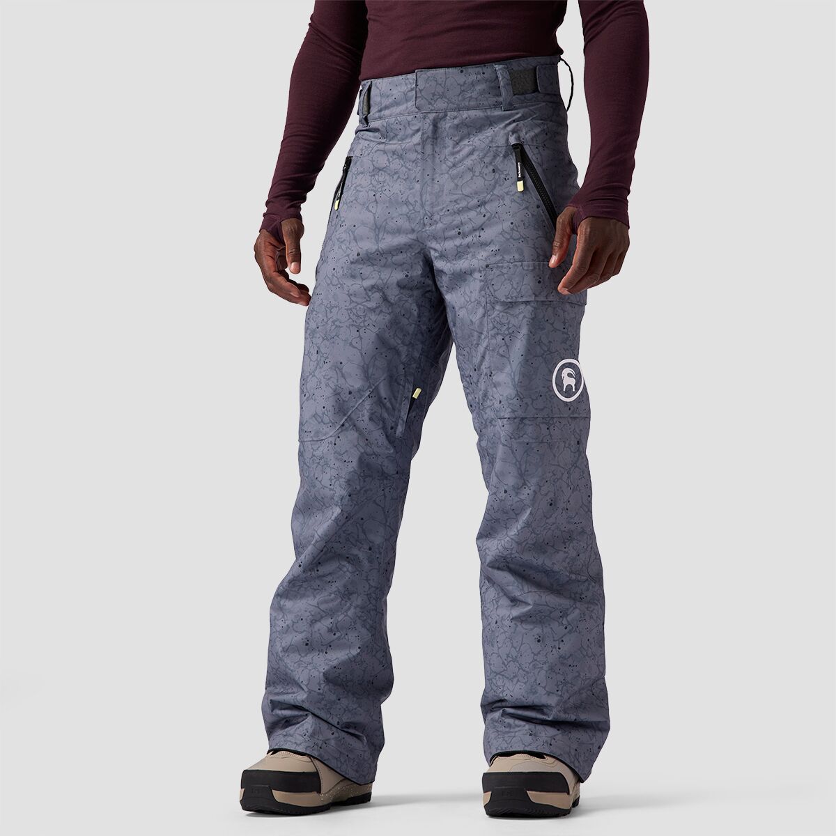 Backcountry Backcountry CrestCruiser Insulated Pant - Men's Turbulence Zastrugi Print, M