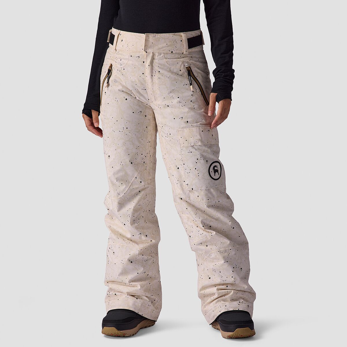 Backcountry CrestCruiser Insulated Pant - Women's Egret Zastrugi Print, XXL