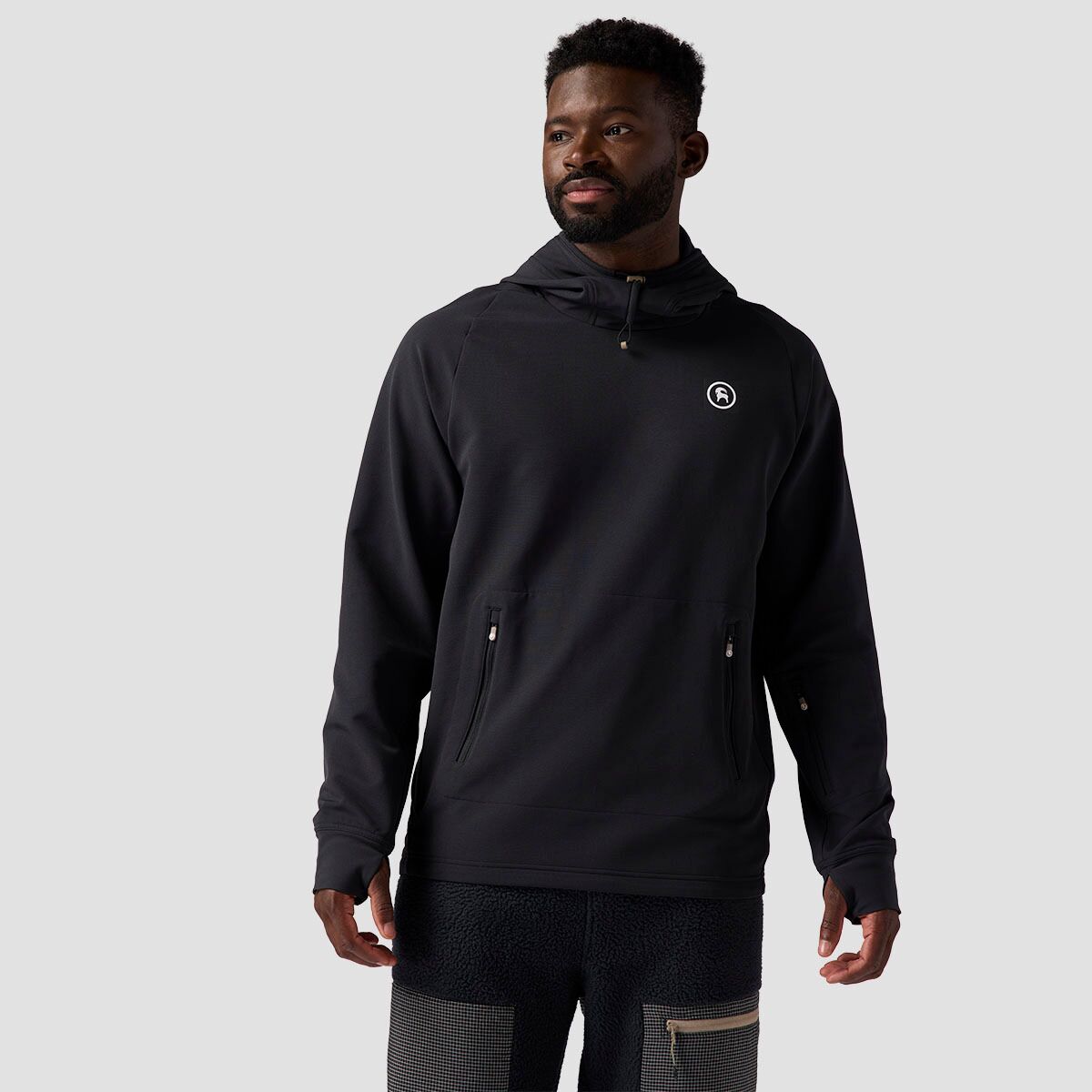 Backcountry Backcountry Destination Softshell Fleece Hoodie - Men's Black, L