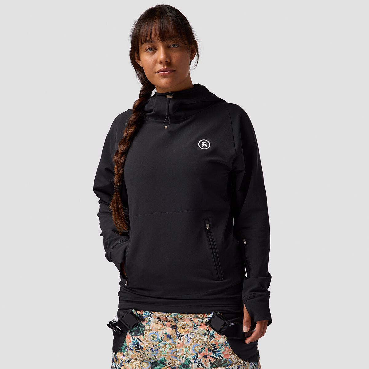 Backcountry Destination Softshell Fleece Hoodie - Women's Black, M