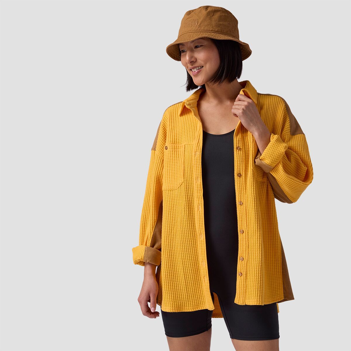 Backcountry Waffle Button-Up - Women's Artisan's Gold, XL