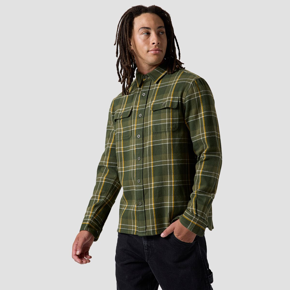 Backcountry Backcountry Venture Midweight Flannel Shirt - Men's Climbing Ivy Drifter Plaid, M