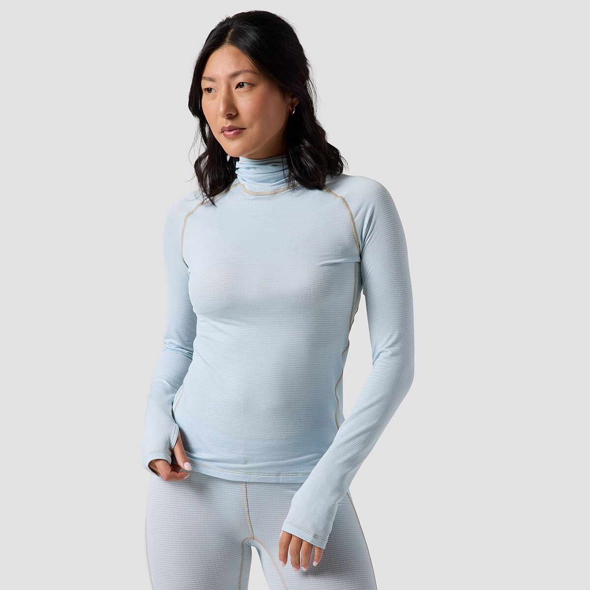 Pull Backcountry Pines Microgrid Ultra-Lt couche de base 1/4 fermeture