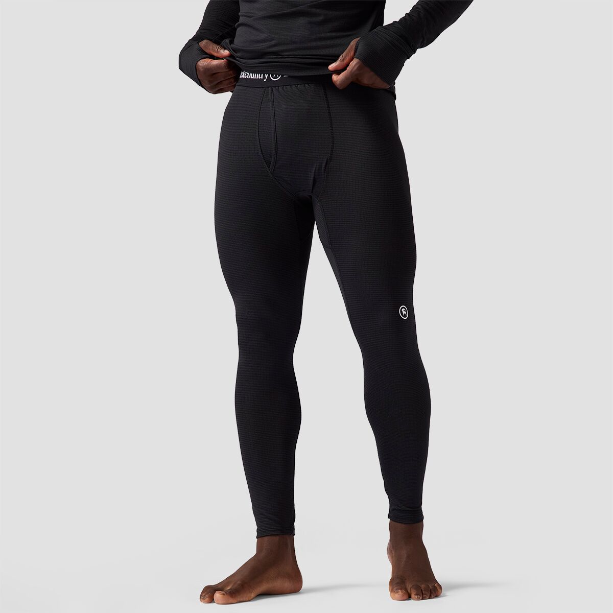 Backcountry Backcountry Pines Microgrid Ultra-Lt Baselayer Bottom - Men's Black, S