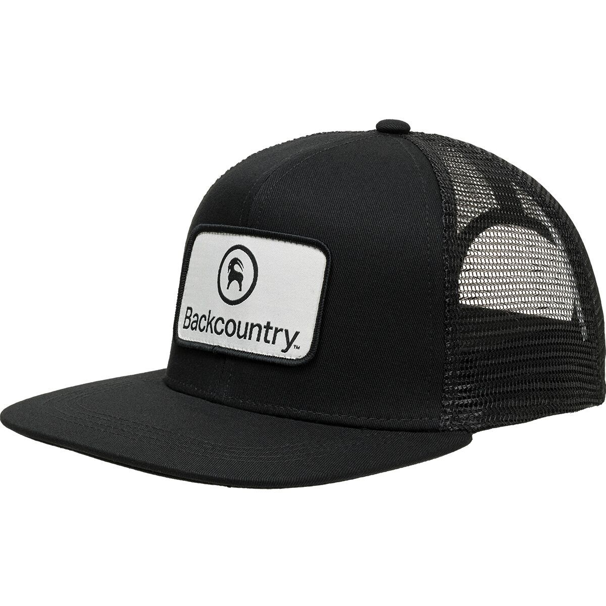 Backcountry Throwback Flat Brim Patch Snapback Hat