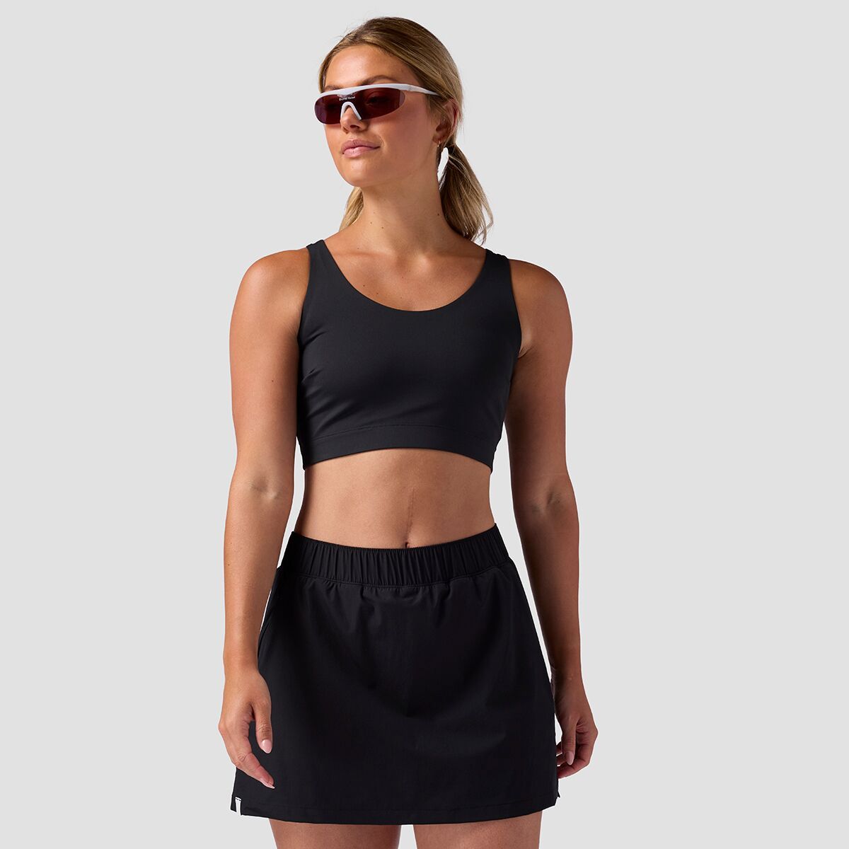 Backcountry Destination Longline Bra Top - Women's Black, L