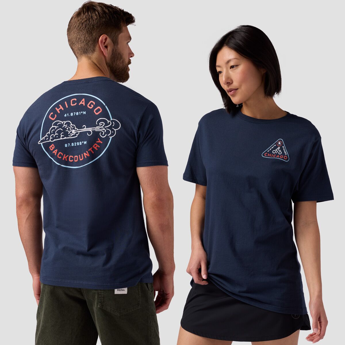 Backcountry Chicago Wind T-Shirt Navy Backcountry Chicago Wind T-Shirt Navy