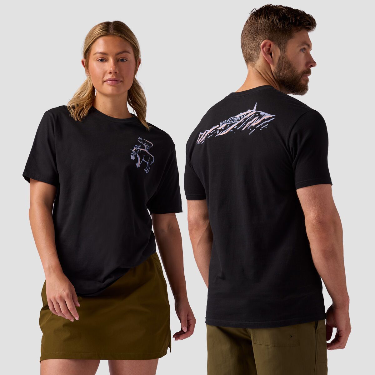 Backcountry Climbing Goats T-Shirt Black