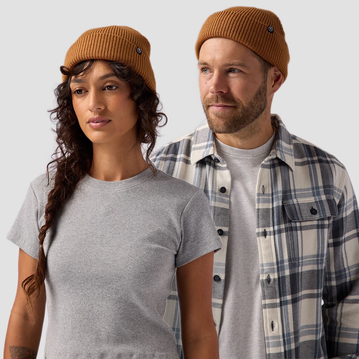 Backcountry Backcountry Capra Rolled Beanie Bistre, One Size