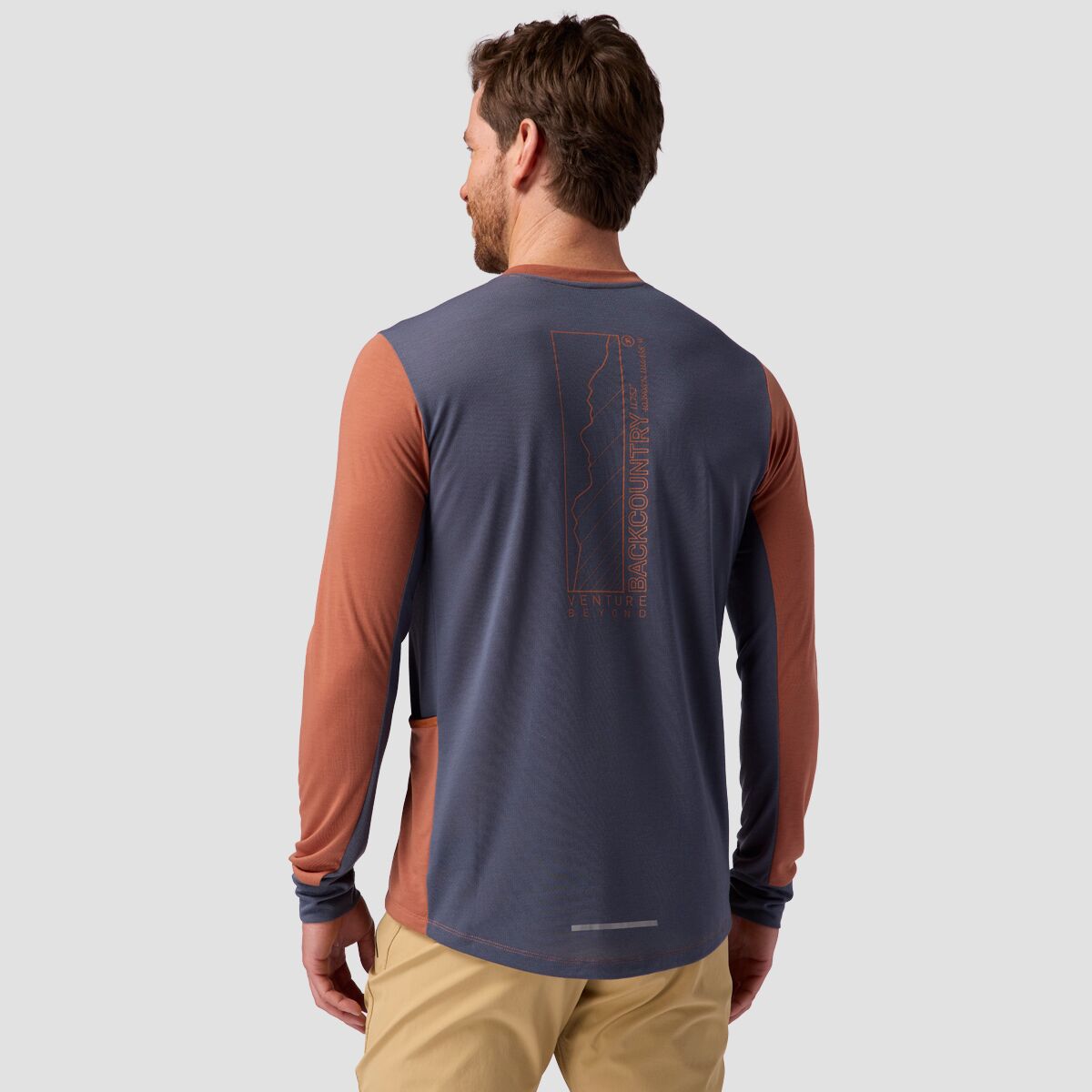 Back On Track Long Sleeved Shirt - Breathable Cotton/Polyester Blend For Active Wear - View #5