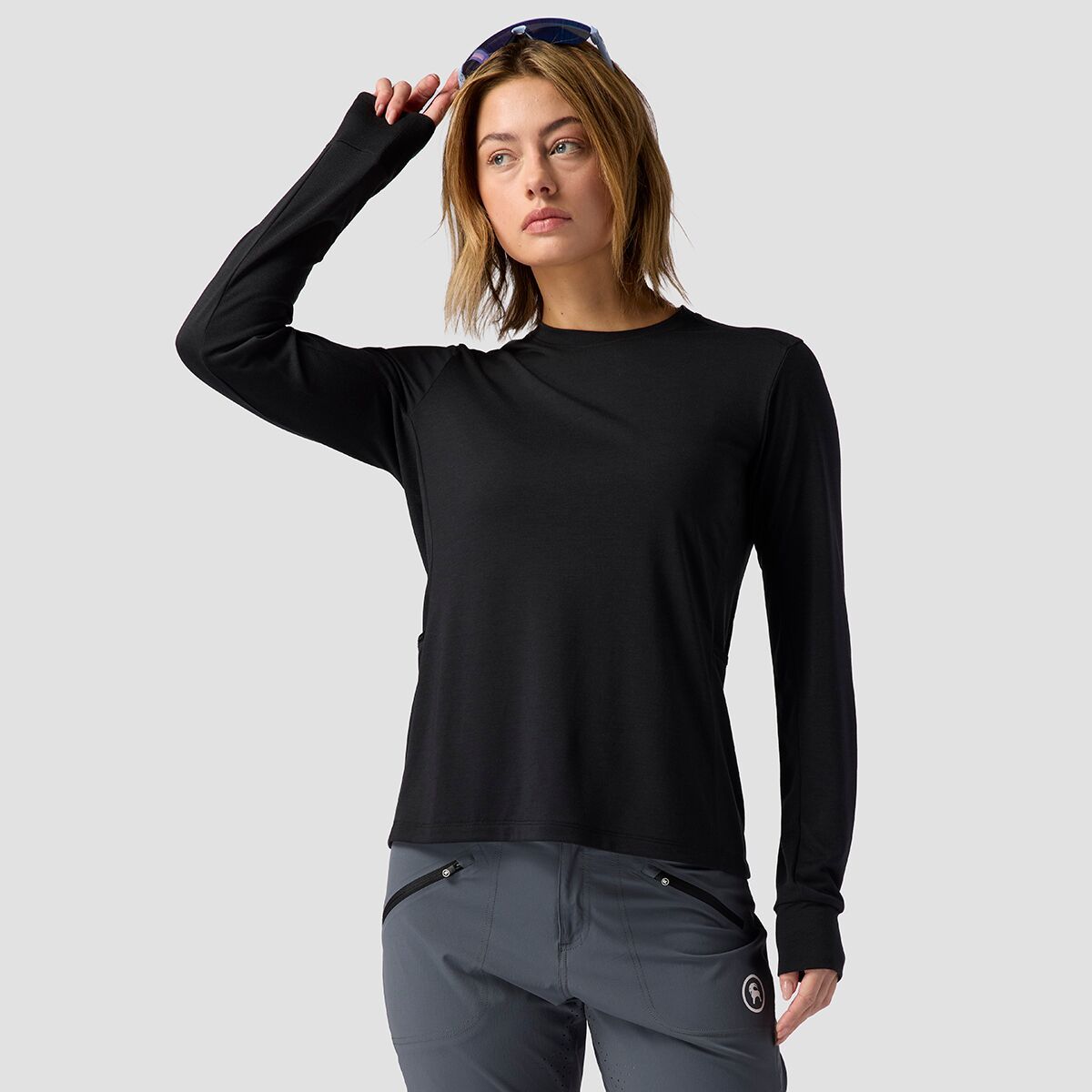 Backcountry Slickrock Drirelease Long-Sleeve Tech T-Shirt - Women's Black, S